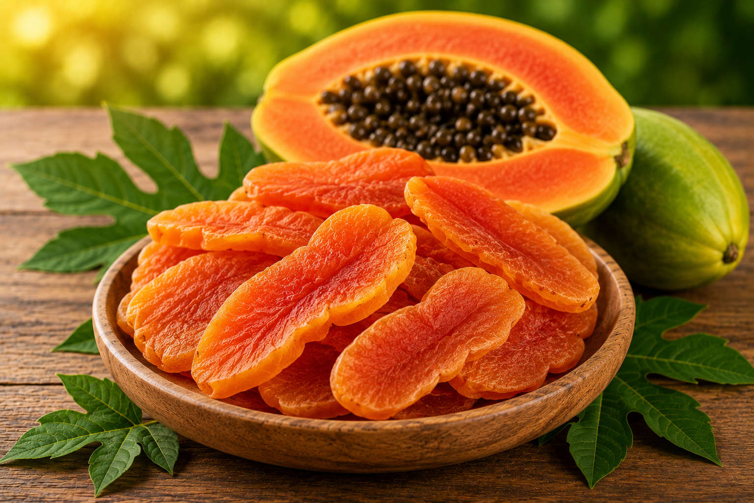 Dehydrated Papaya